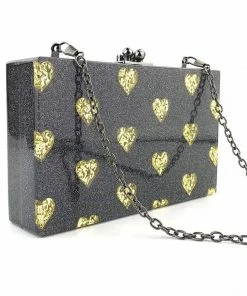 Lola And The Boys Handbags Acrylic Clutch | Purse