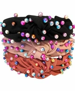 Lola + The Boys Candy Pearl Knot Headband