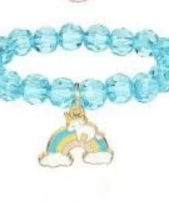 Lola + The Boys Crystal Charm Gem Bracelets Jewelry
