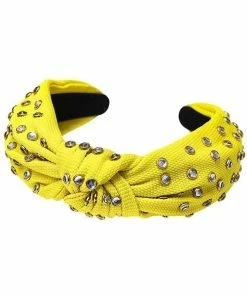 Lola + The Boys Hair Accessories Crystal Studded Knot Headband