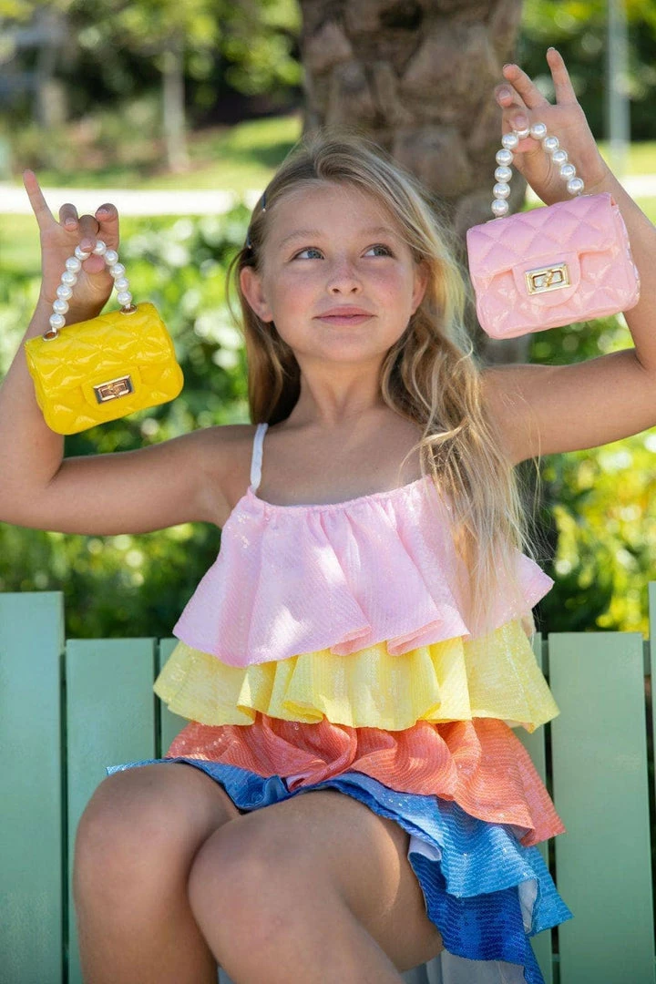 Lola + The Boys Girls Mini Coco Pearl Purse 8 Lola + The Boys Girls Mini Coco Pearl Purse