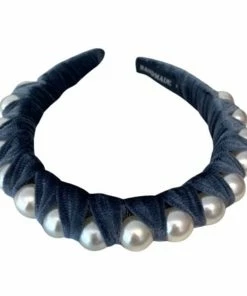 Lola + The Boys Pearl Crown Headband