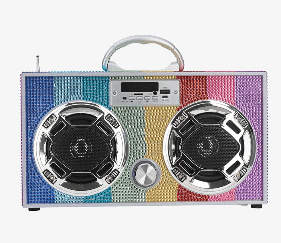 Trend Tech Girls Rainbow Mini Boombox 3 Trend Tech Girls Rainbow Mini Boombox