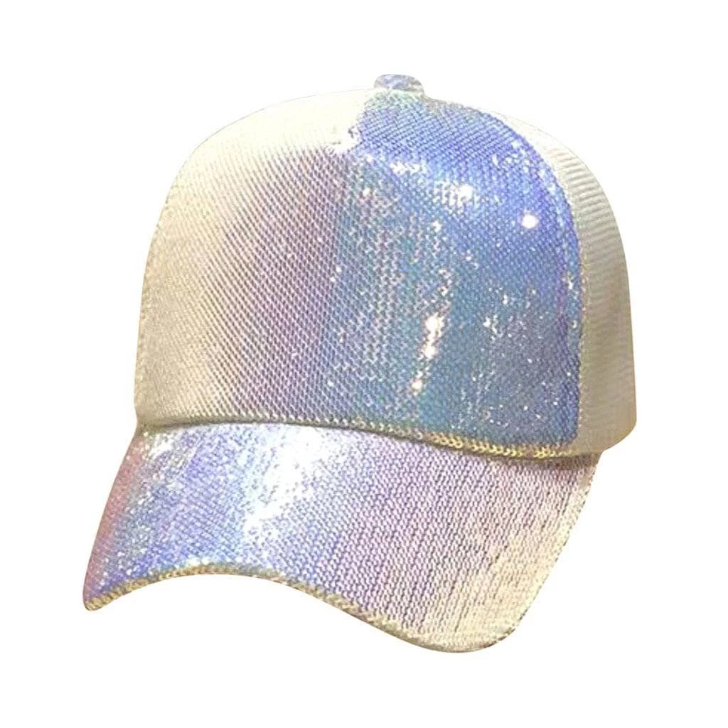 Lola + The Boys Sequin Baseball Cap Girls 3 Lola + The Boys Sequin Baseball Cap Girls