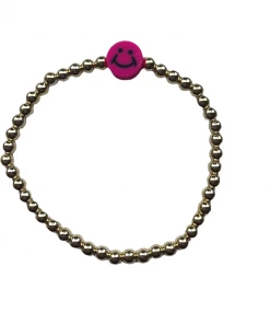 Lola + The Boys Jewelry Smiley Gold Bracelets 12 Lola + The Boys Jewelry Smiley Gold Bracelets