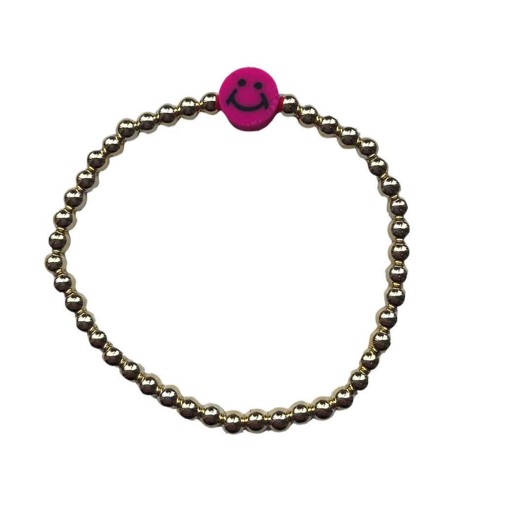 Lola + The Boys Jewelry Smiley Gold Bracelets 6 Lola + The Boys Jewelry Smiley Gold Bracelets