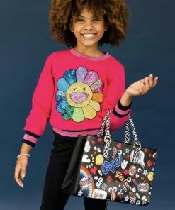 Lola + The Boys Sticker Doodle Bag Handbags