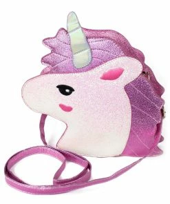 Lola & The Boys Girls Unicorn Head Purse