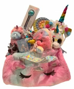 Lola + The Boys Unicorn Surprise Jumbo Gift Basket - (value $280