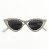 Lola + The Boys White Crystal Wing Sunglasses Girls