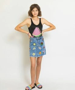 Lola + The Boys New Arrivals Bead Watermelon Swimsuit Black 7 Lola + The Boys New Arrivals Bead Watermelon Swimsuit Black