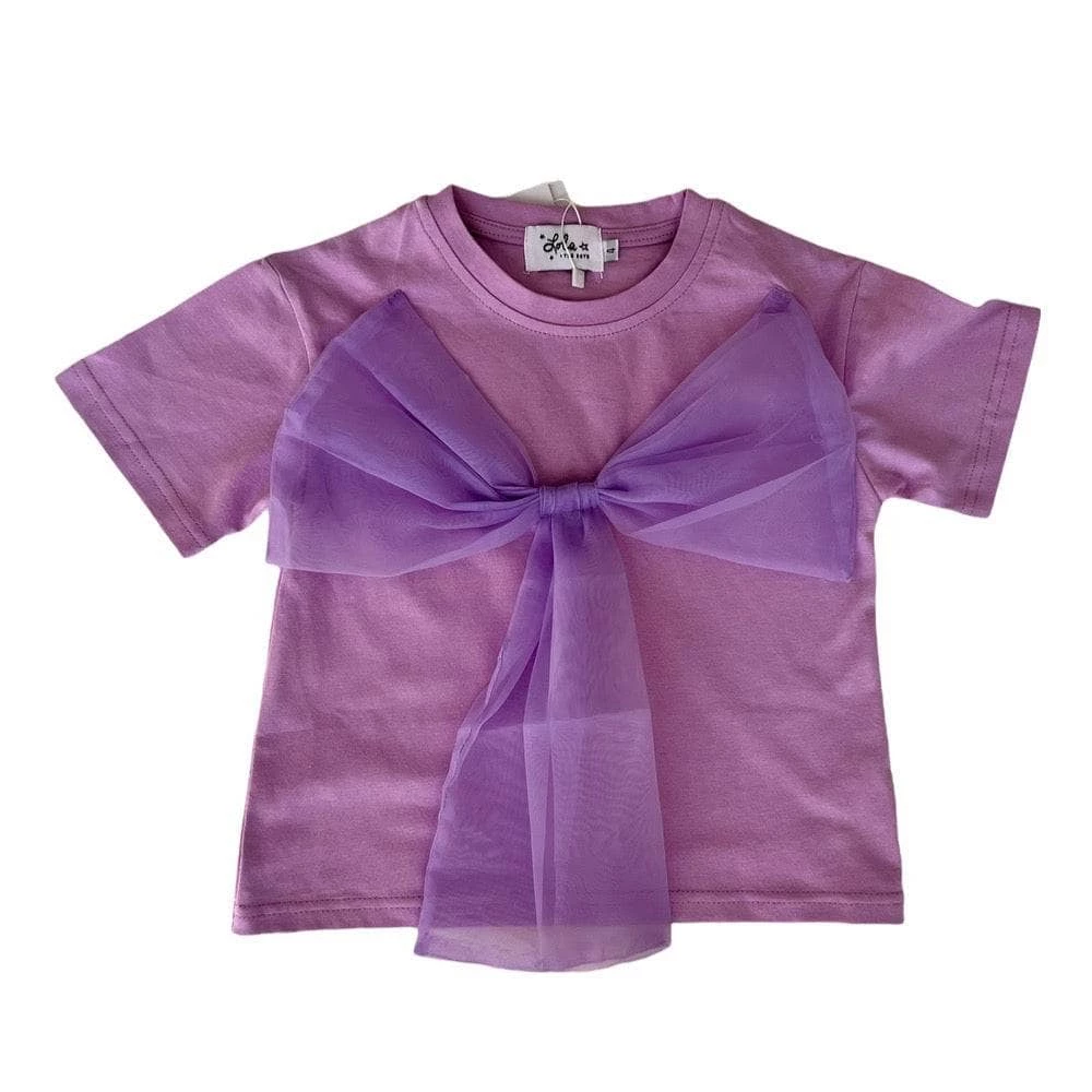 Lola + The Boys Big Bow T-Shirt New Arrivals 4 Lola + The Boys Big Bow T-Shirt New Arrivals