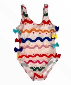 Lola + The Boys Bows And Waves Swimsuit