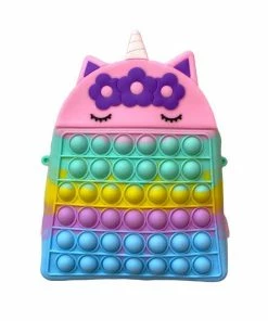Lola + The Boys Daisy Unicorn Fidget Mini Backpack New Arrivals