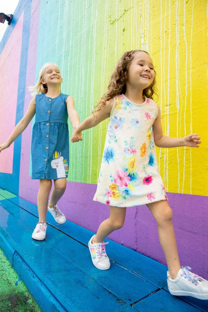 Lola + The Boys New Arrivals English Garden Sequin Dress 9 Lola + The Boys New Arrivals English Garden Sequin Dress