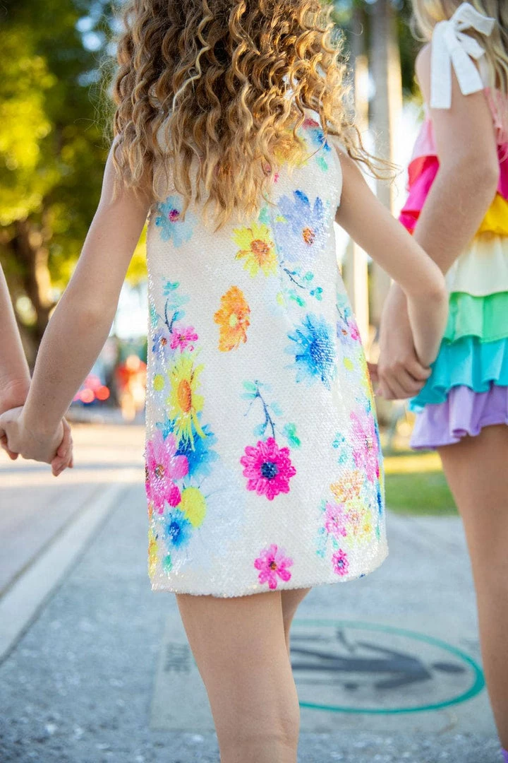 Lola + The Boys New Arrivals English Garden Sequin Dress 10 Lola + The Boys New Arrivals English Garden Sequin Dress