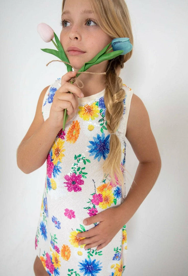 Lola + The Boys New Arrivals English Garden Sequin Dress 5 Lola + The Boys New Arrivals English Garden Sequin Dress