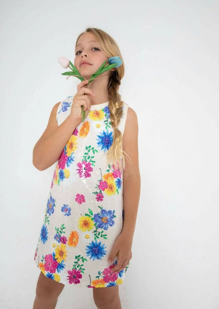 Lola + The Boys New Arrivals English Garden Sequin Dress 4 Lola + The Boys New Arrivals English Garden Sequin Dress