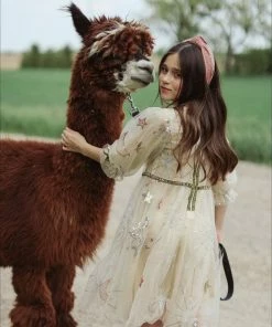 Lola + The Boys Girls Golden Star Party Dress