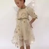 Lola + The Boys Girls Golden Star Party Dress