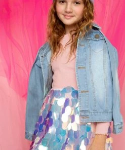 Lola + The Boys Girls Paillette Magic Dream Dress