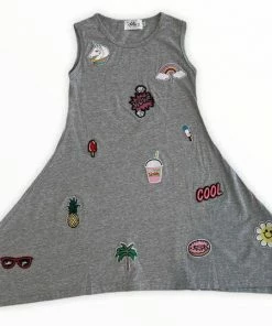 Lola + The Boys New Arrivals Patch T Shirt Dress