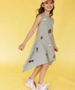 Lola + The Boys New Arrivals Patch T Shirt Dress
