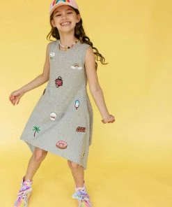 Lola + The Boys New Arrivals Patch T Shirt Dress