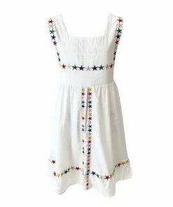 Lola + The Boys Rainbow Stars Day Dress