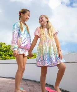 Lola + The Boys Sequin Ombre Dress- Preorder Ships S 7/20