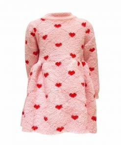 Lola & The Boys New Arrivals Sweetheart Sweater Dress