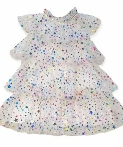 Lola + The Boys Tiers Of Rainbow Dress New Arrivals