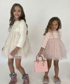 Lola + The Boys Girls Snow Angel Dress