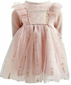 Lola + The Boys Girls Snow Angel Dress