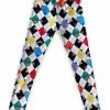 Lola + The Boys Emoji Checkered Leggings New Arrivals