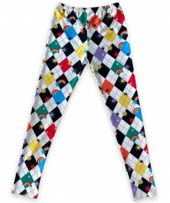 Lola + The Boys Emoji Checkered Leggings New Arrivals