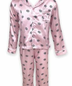 Lola + The Boys Evil Eye Silk Pant Set