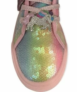 Lola & The Boys Girls Butterfly Sneakers