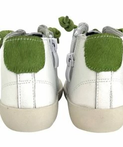 Lola + The Boys Green Happy Star HighTop Sneaker