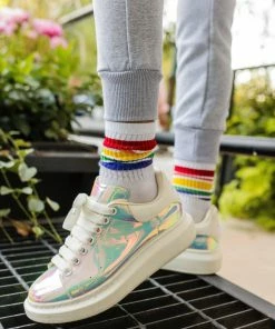 Lola + The Boys Hologram Magic Sneaker