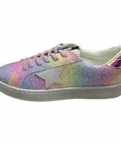 Lola + The Boys Ombre Glitter Star Sneaker