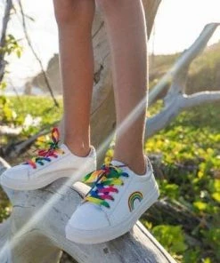 Lola + The Boys Girls Over The Rainbow Sneakers