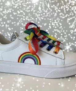 Lola + The Boys Girls Over The Rainbow Sneakers