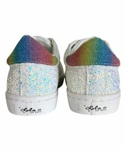 Lola + The Boys Girls Rainbow Star Glitter Sneaker 9 Lola + The Boys Girls Rainbow Star Glitter Sneaker