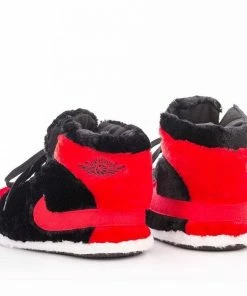 Lola + The Boys Red Comfy Slippers Girls