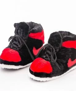 Lola + The Boys Red Comfy Slippers Girls