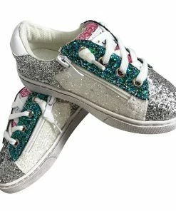 Lola & The Boys Star Girl Glitter Sneakers Girls