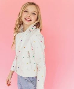 Lola + The Boys Gem Vegan Moto Jacket Girls