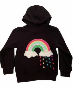 Lola + The Boys Rainbow Clouds Cords Hoodie