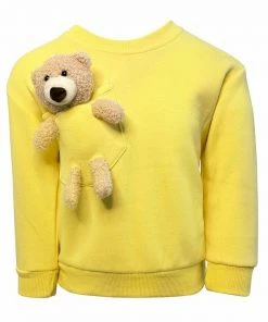 Lola + The Boys New Arrivals Teddy Bear Crewneck